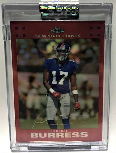 Topps Chrome Plaxico Burress