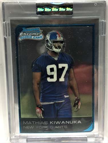 2006 Bowman Chrome Mathias Kiwanuka Rookie #250