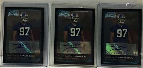 2006 Bowman Chrome Mathias Kiwanuka Autograph #250