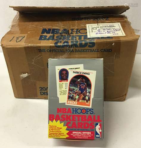 Case of NBA Hoops Basketball Cards