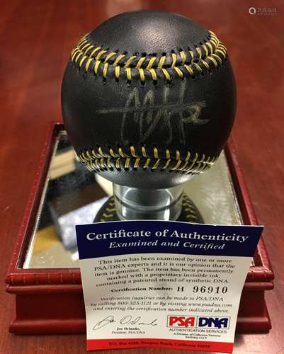 C. C. Sabathia Autographed Black Baseball