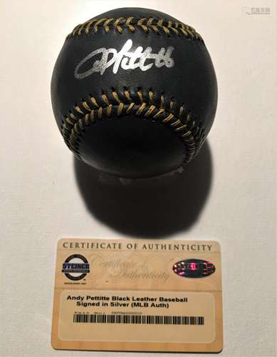 Andy Pettitte Autographed Baseball