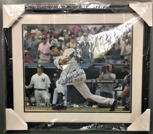 Autographed 16 x 20 Derek Jeter 