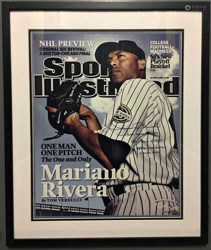 Autographed Mariano Rivera Sports Illustrated COA