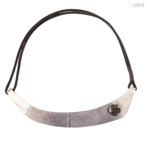 An Early Sterling Silver Choker by Betty Cooke