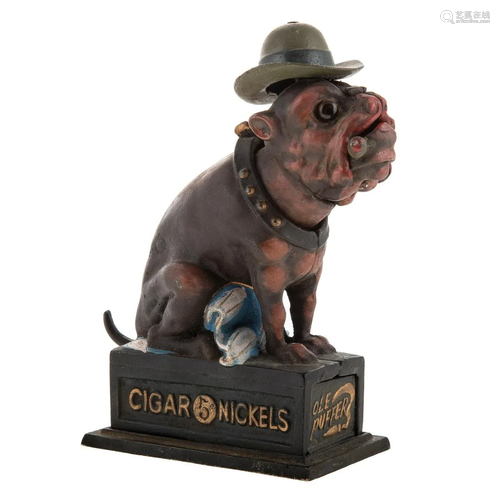 'Ole Puffer, Cast Iron Mechanical Bank