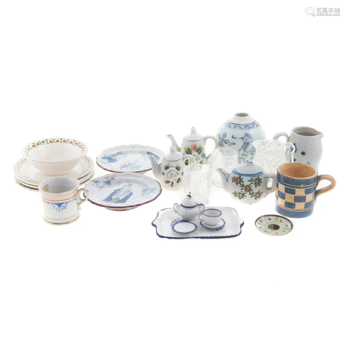 Assorted Child's China & Glassware