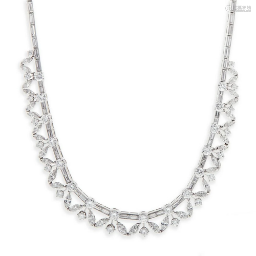 A 1950s Diamond Necklace by Van Cleef & Arpels