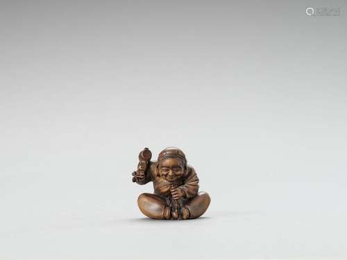 A Fine Okimono Netsuke Of Daik…