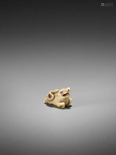 Masayume: An Ivory Netsuke Of …