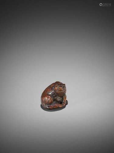 Masanao: A Wood Netsuke Of A S…