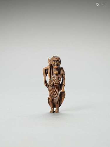 Miwa: An Unusual Wood Netsuke …