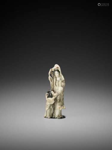 Masanobu: An Ivory Okimono Of …