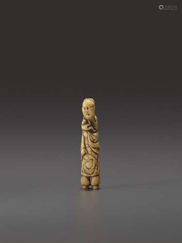 A Rare Ivory Netsuke Of A Senn…