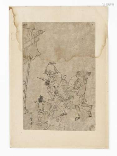 Utamaro: A Woodblock Print Of …