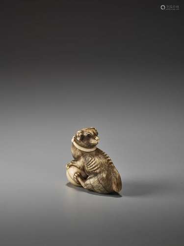 An Ivory Kyoto School Netsuke …