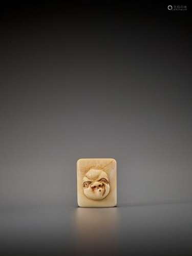 Doraku: An Ivory Netsuke Of A …