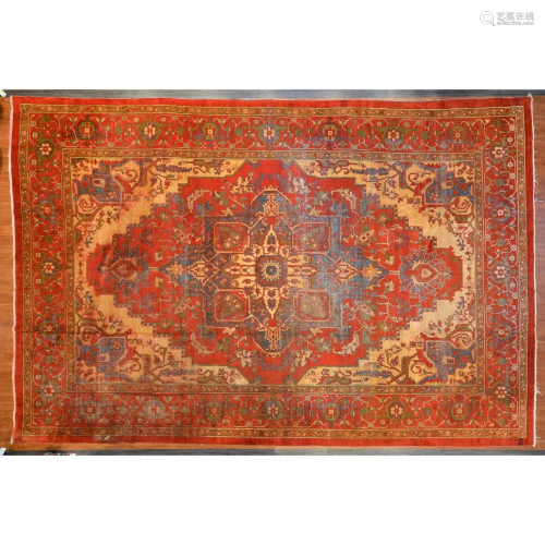 Antique Agra Carpet, Persia, 11.10 x 17.10