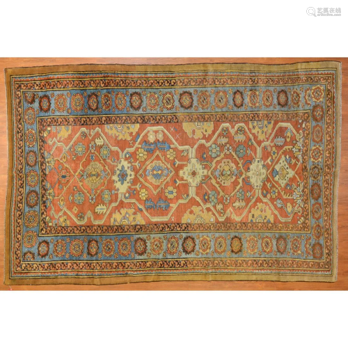 Rare Antique Bakhshaish Rug, Persia, 7.5 x 11