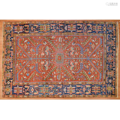 Semi-Antique Heriz Rug, Persia, 6.5 x 10