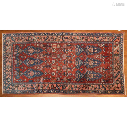 Semi-Antique Malayer Rug, Persia, 3.5 x 6.2