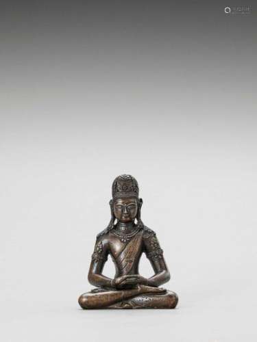 A Himalayan Gilt Bronze Figure…