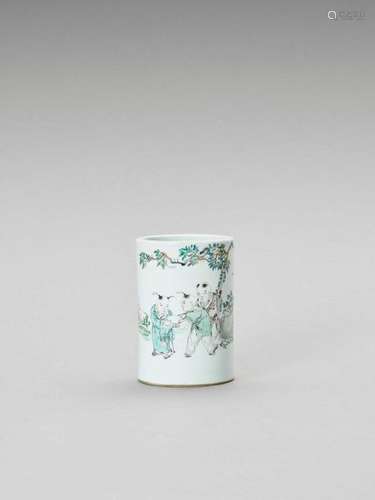 A Famille Verte Porcelain Brus…