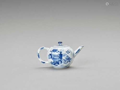 A Blue And White Porcelain Tea…
