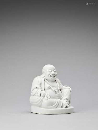 A White Glazed Dehua Porcelain…