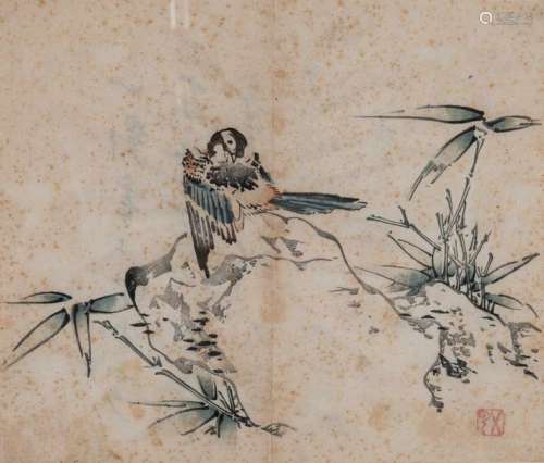 A Chinese Original Print Of A …