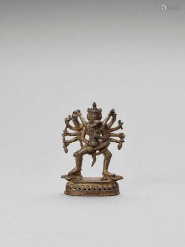 A Nepalese Gilt Bronze Figure …