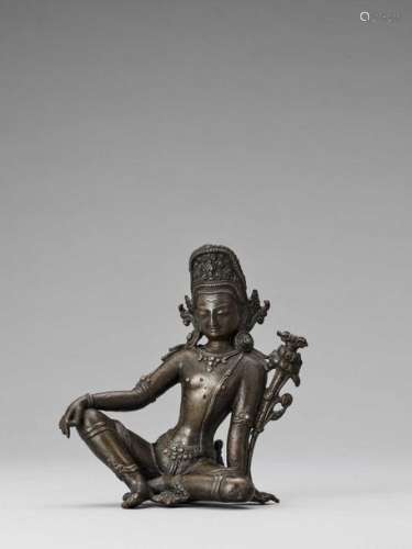 A Nepalese Bronze Figure Of In…