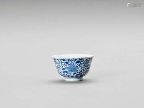 A Small Blue And White Porcela…