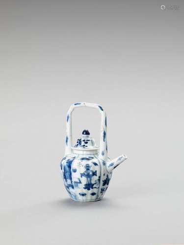 A Blue And White Porcelain Tea…