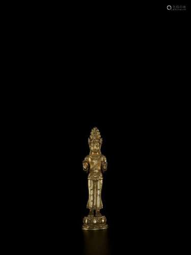 A Javanese Gold Figure Of Aval…