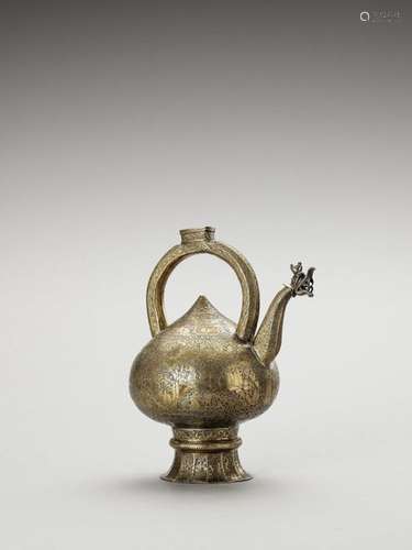 An Oriental Gilt Metal Water J…