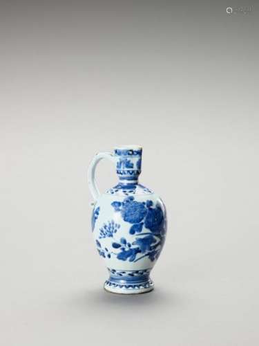 A Blue And White Porcelain Jug