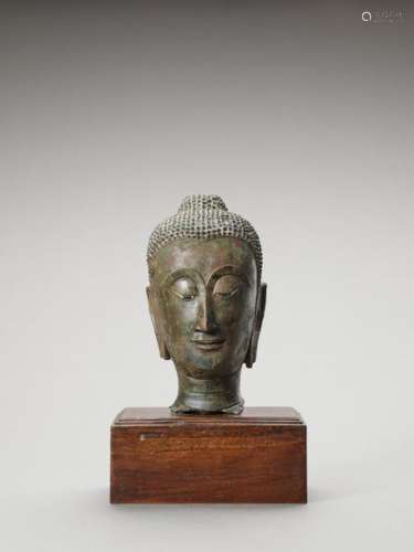 A Bronze Buddha Head, Ayutthay…