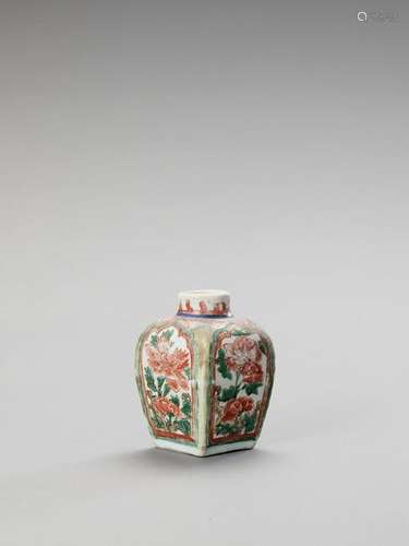 A Small Famille Verte Vase