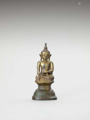A Shan State Bronze Of Buddha …
