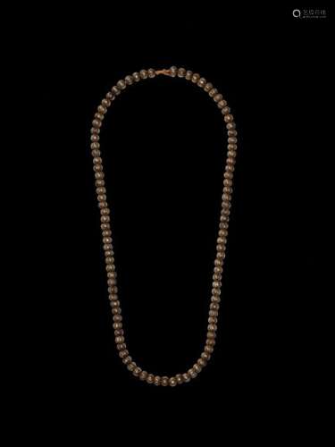 A Burmese Necklace With 100 Gi…