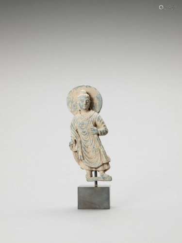 A Gandharan Grey Schist Figure…