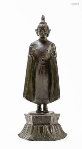 A Bronze Figure Of A Standing …