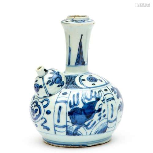 A Wanli Blue And White Kendi