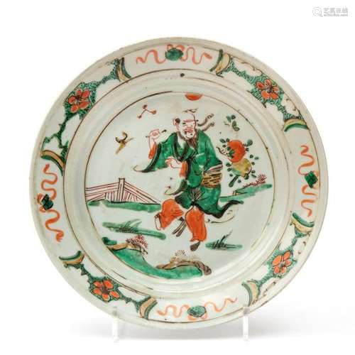 A Famille Verte Plate With A F…