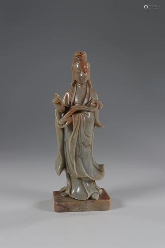 China, stone statuette.