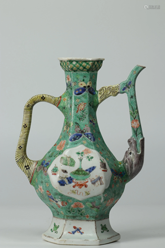 China - famille verte porcelain jug for the Islamic