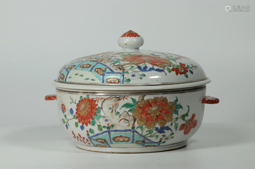 China -Terrine - famille verte - Chinese porcelain 18th