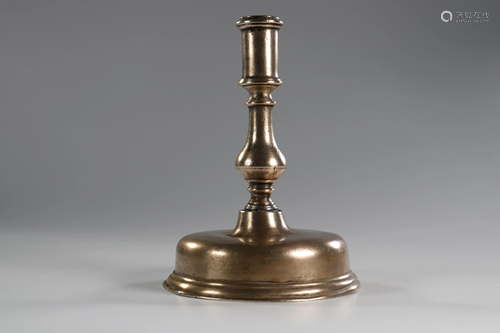 17th century bronze candlestick.