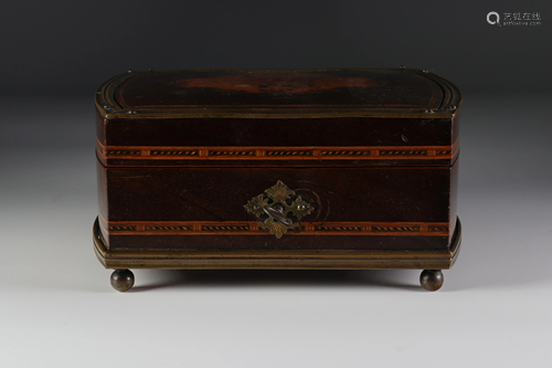 19th century marquetry box.